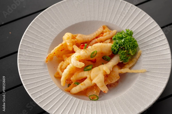 Obraz Chinese cuisine, cold mixed chicken feet