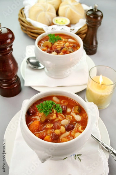 Fototapeta Minestrone Soup