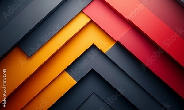 Fototapeta Arrow, stock market or collage background design for business, economy and global inflation. Graphic, seo or marketing strategy graphic wallpaper for banking, investment growth and., Generative AI