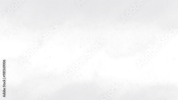 Fototapeta Vector grunge halftone effect. Black dot texture abstract background