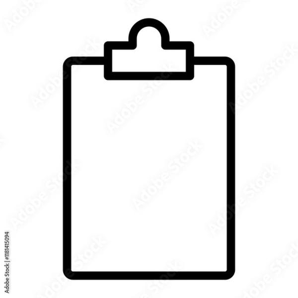 Obraz Planning Vector Line Icon Design