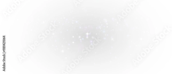 Fototapeta Png Rainbow Light and white dust. Bokeh light effect background Png. Christmas glowing dust background. Glowing light with confetti bokeh light. Png Crystal flare. PNG dust background. Light effect.