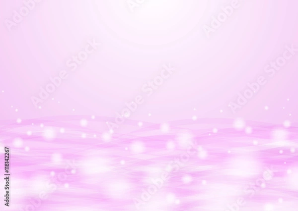 Fototapeta Abstract Pink Wave Background #Vector Graphic 