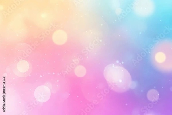 Fototapeta A vibrant and colorful background illuminated with numerous lights