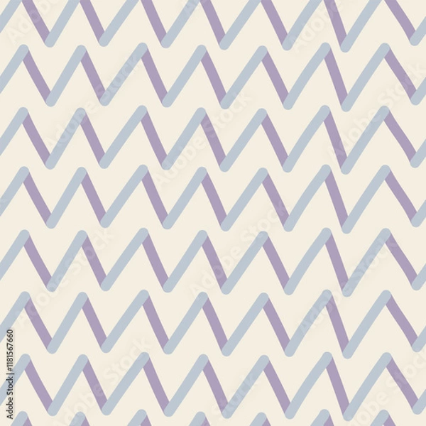 Fototapeta Seamless hand drawn pattern. Abstract background with hand drawn doodle shapes.