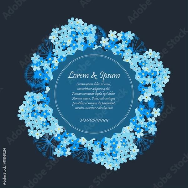 Fototapeta Dandelion wreath