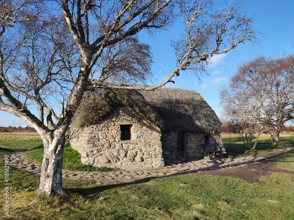 Obraz Leanach Cottage, Culloden, Inverness, Scotland