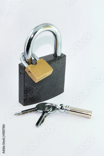 Obraz Padlock with Keys