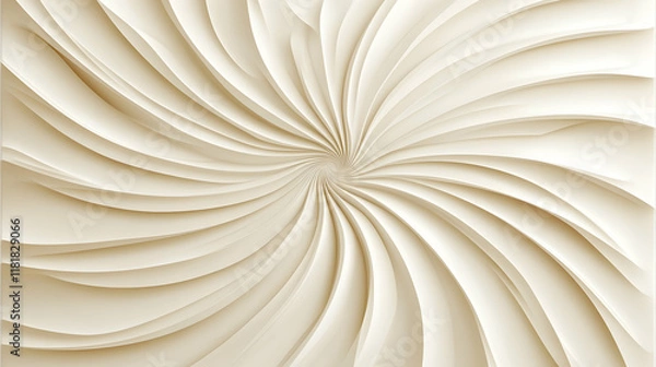Obraz Cream Swirl 3D Abstract Background