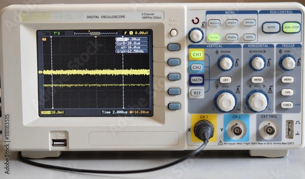 Obraz Digital oscilloscope (line)
