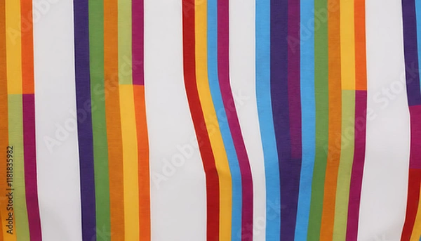 Fototapeta Colorful Vertical Stripes Pattern Texture Background Image