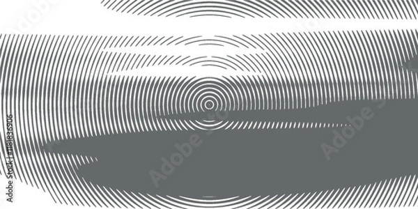 Fototapeta Fall leaves. Halftone with circles