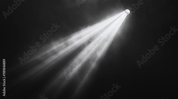 Fototapeta abstract light background Light ray on a black background.
