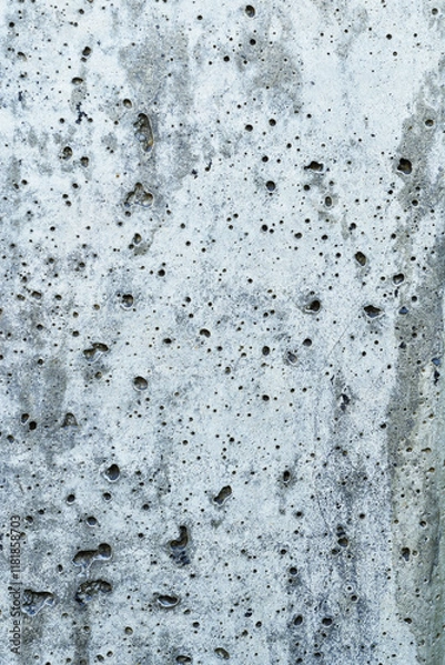 Obraz Vertical concrete wall background, Seamless rustic solid surface concrete texture.