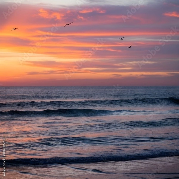 Obraz sunset on the sea