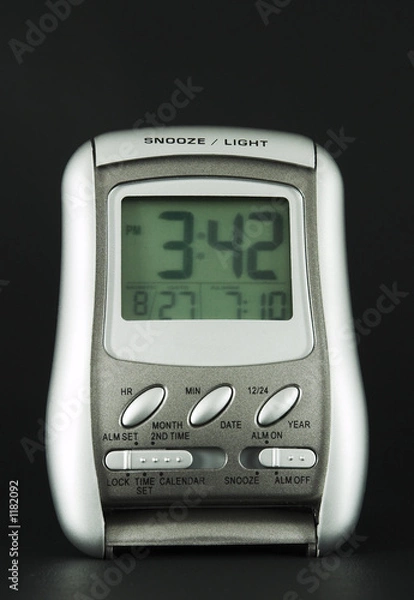 Fototapeta digital clock
