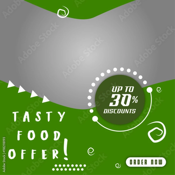 Fototapeta Fully Editable Social Media Post Vector Design For Promotion , Sales And Online Business, Social Media Post Tempalte Vector Deisgn 