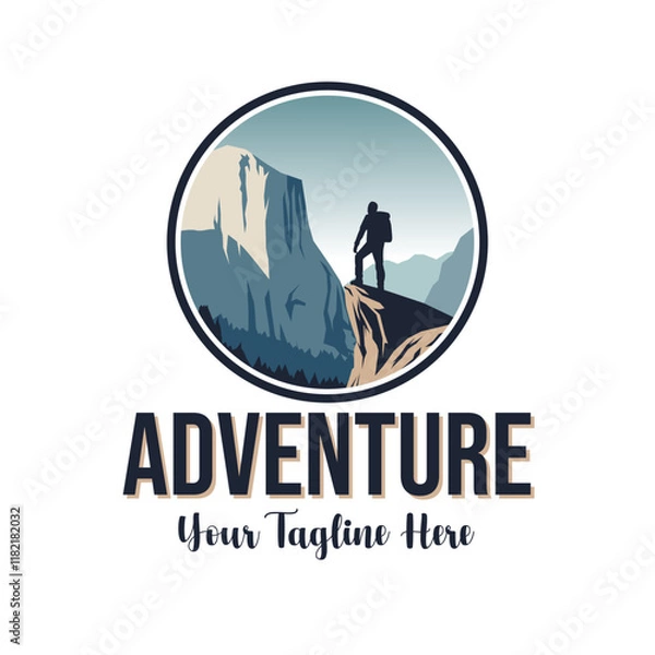 Fototapeta Adventure logo template