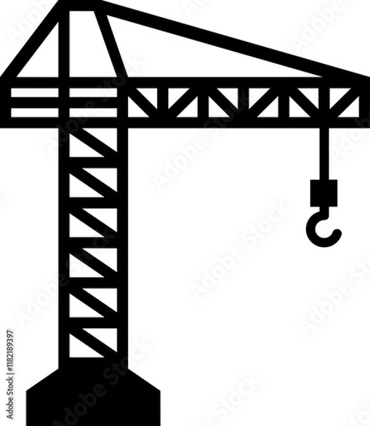 Fototapeta Crane Icon
