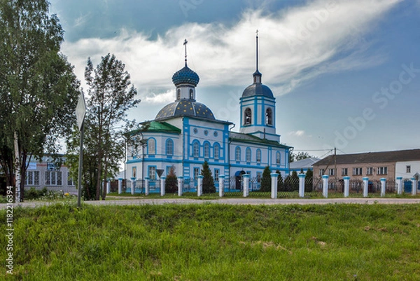 Fototapeta Church of St. Nicholas the Wonderworker. Sizma village. Sheksninsky district. Vologda region. Russia