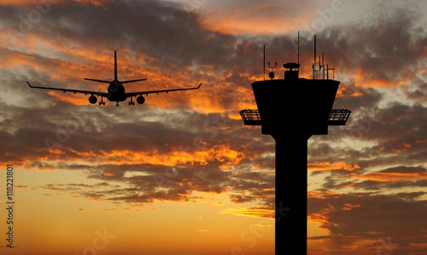Fototapeta control tower