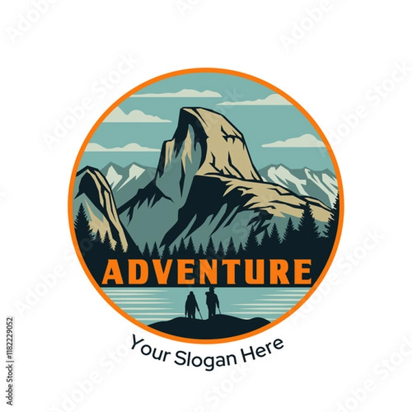 Fototapeta Adventure logo