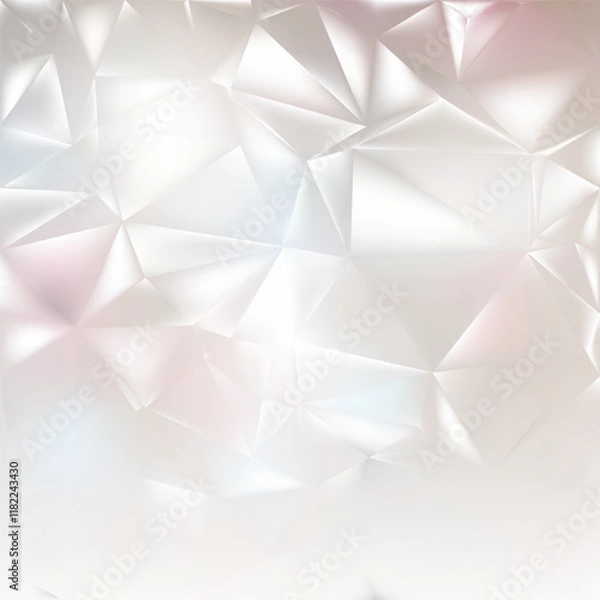 Obraz Abstract White Polygon Background Template