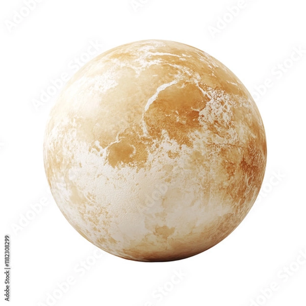 Fototapeta Arid Planet:  A Desolate Celestial Body in the Cosmos