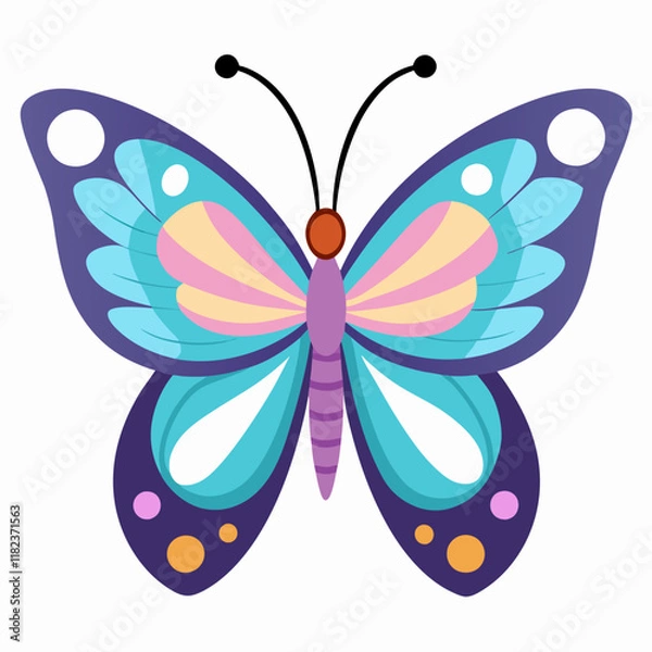 Fototapeta set of butterfly
