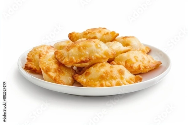Obraz Delicious Polish Pierogi on White Plate