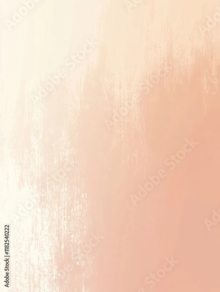 Fototapeta Minimalistic watercolor gradient with soft peach and cream shades for elegant background design