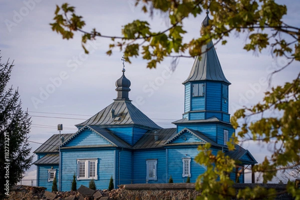 Obraz Niebieska Cerkiewka 