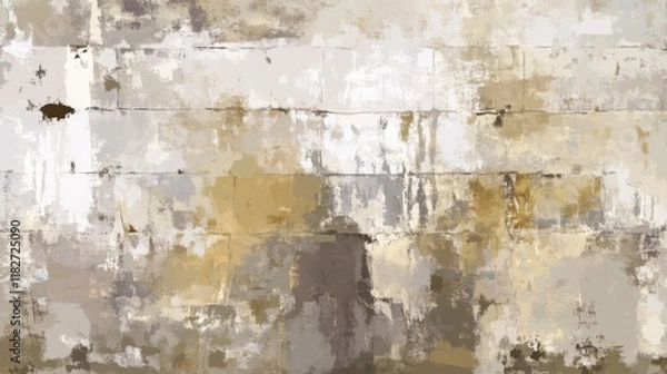 Fototapeta Abstract Stone Wall Art: A Modern Interpretation of Architectural Design