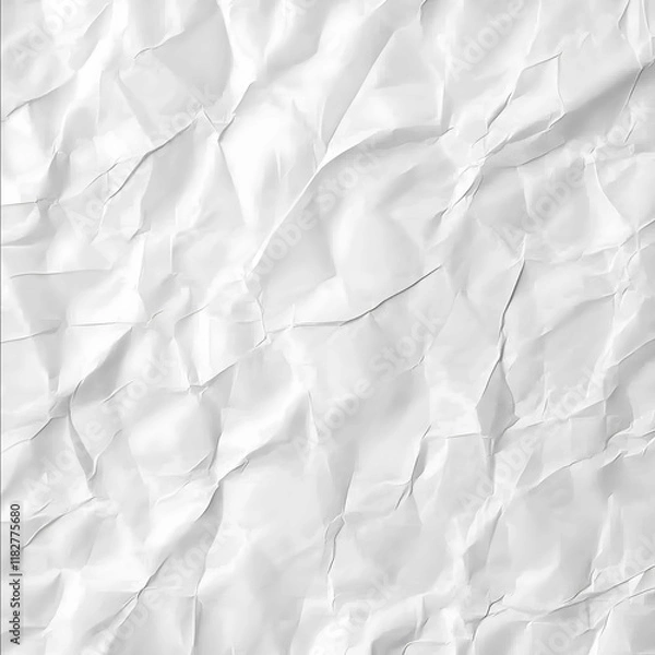 Fototapeta a very large sheet of blank and empty textured paper detailed texture folded and lined up on top of each other to create an empty white background The texture is very