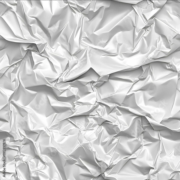 Fototapeta Rigid plastic bag wrinkle normal map