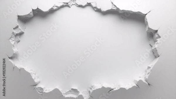 Fototapeta Abstract crack texture background. Generative ai.