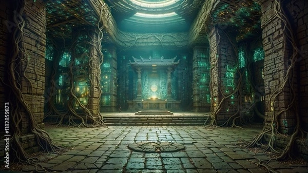 Fototapeta Ancient Temple Ruins