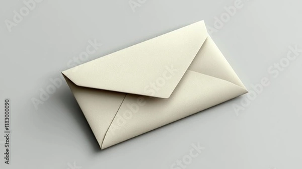Fototapeta Elegant and Professional: Envelope Mockup to Showcase Your Branding