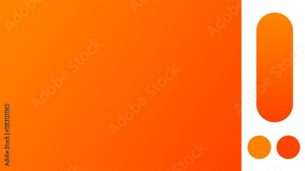 Obraz Orange and Red Orange gradient background with light blurred pattern. Abstract illustration with gradient blur design. Blurred colored abstract background. Colorful gradient. Vector illustration