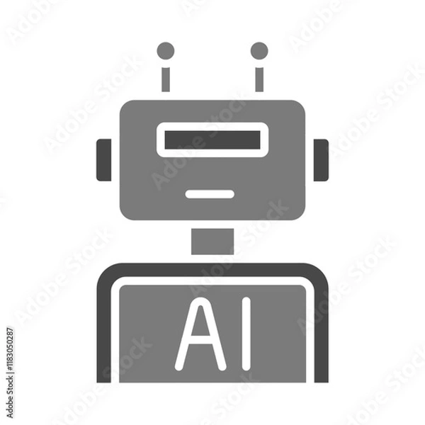 Fototapeta Robotic Icon