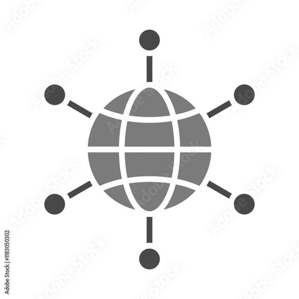 Fototapeta Network Icon