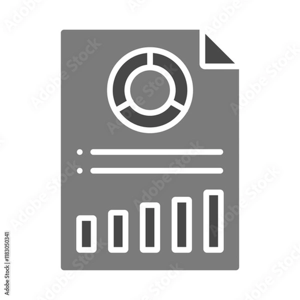 Fototapeta Report Icon