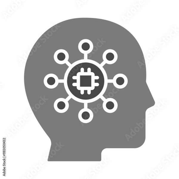 Fototapeta Head Icon