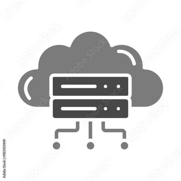 Fototapeta Cloud Storage Icon