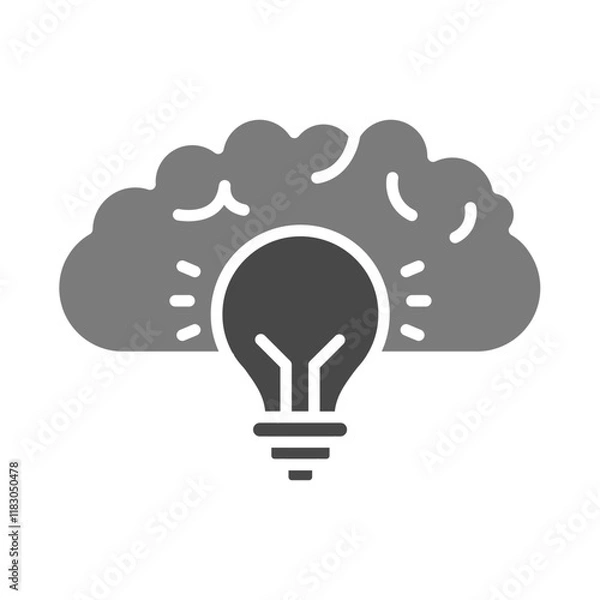 Fototapeta Brainstorming Icon