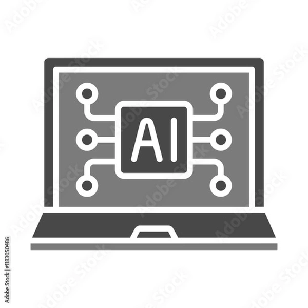 Fototapeta Laptop Icon