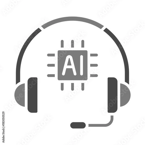 Fototapeta Headset Icon