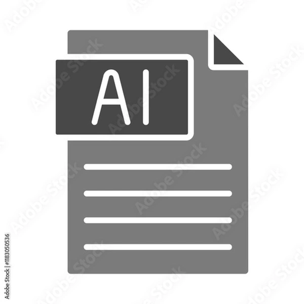 Fototapeta Document Icon