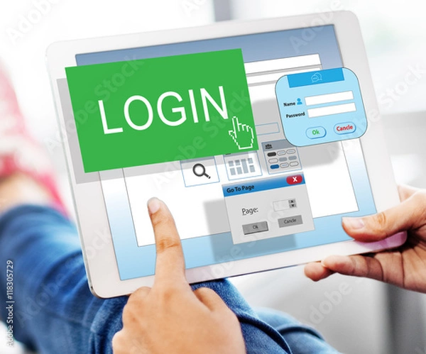 Obraz Log-in Membership Register Subscribe Apply Concept