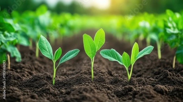 Fototapeta sustainable production methods, Realistic Photo, copy space for text